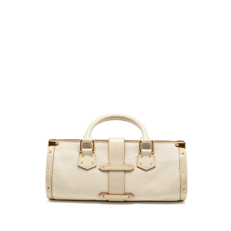 Louis Vuitton Vintage Suhali L’Epanoui PM Leather White GHW