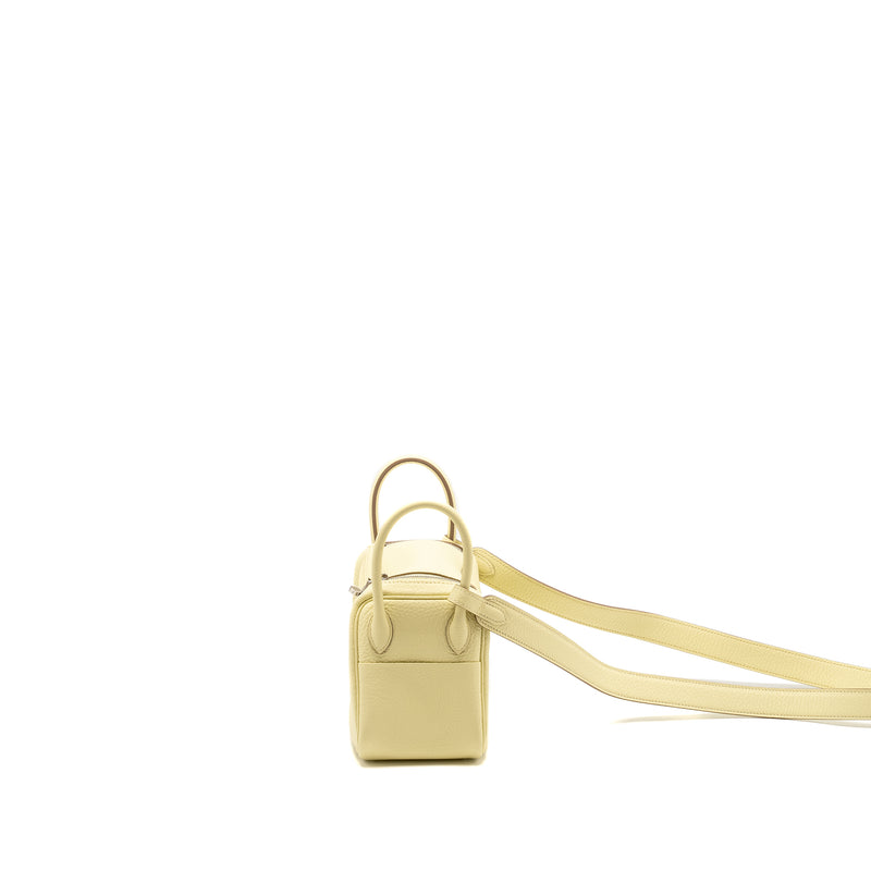 Hermes Mini Lindy II Clemence Jaune Milton SHW Stamp W