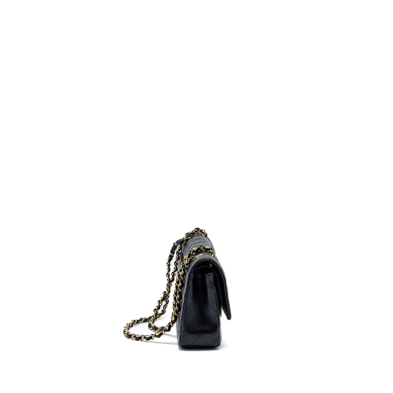Chanel Medium classic double flap bag caviar black GHW