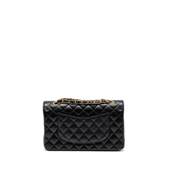 Chanel Medium Classic Double Flap Bag Caviar Black LGHW