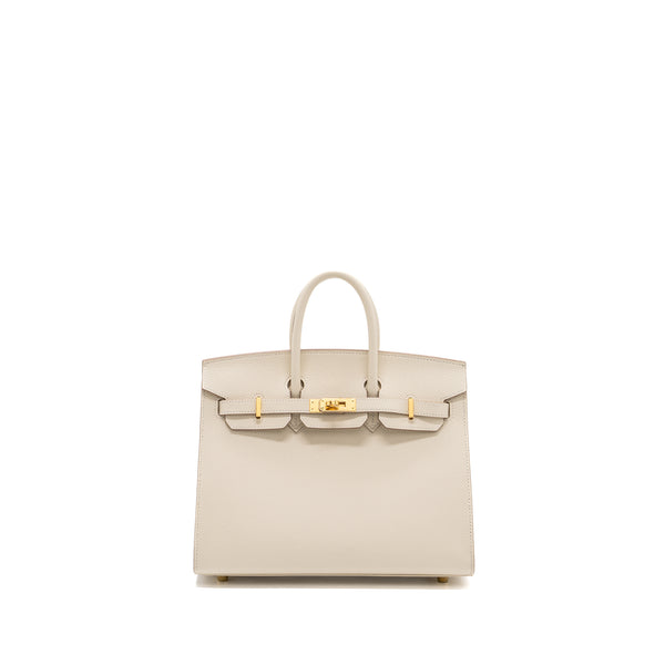 Hermes Birkin 25 Epsom Craie GHW Stamp U