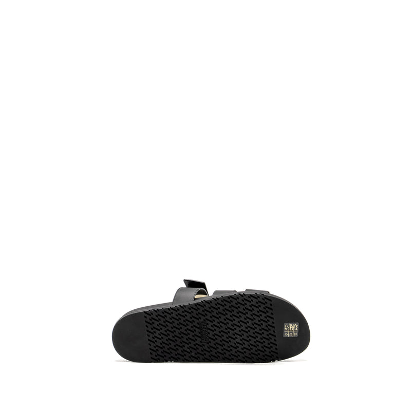 Hermes Size 45 Homme Chypre Sandals Black