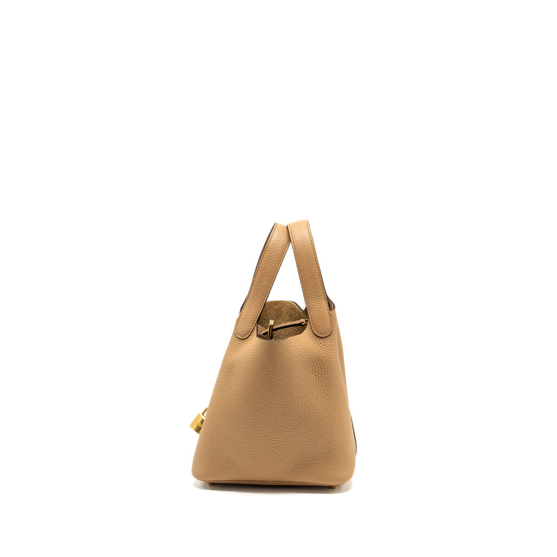 Hermes Picotin 18 Lock Bag Clemence Chai GHW Stamp U