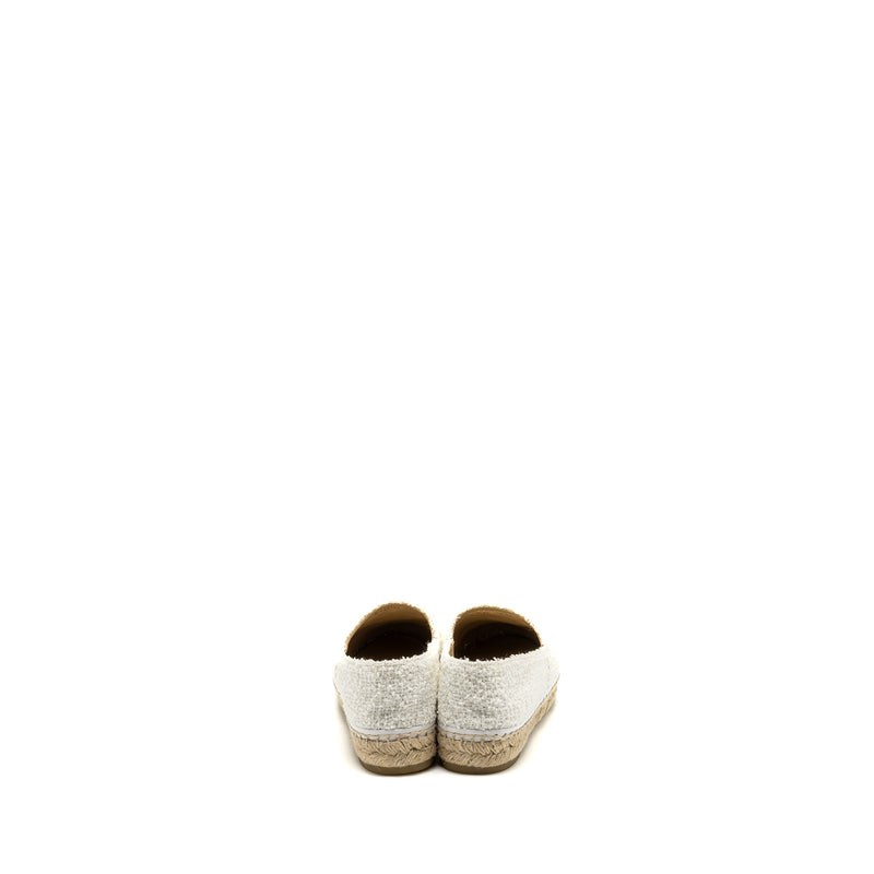 Chanel Size 40 Espadrilles white / black