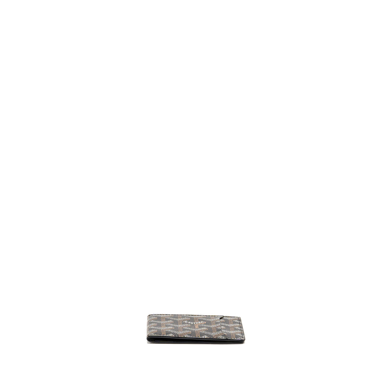 Goyard Bifold Wallet Multi Slot Goyardline Canvas Black