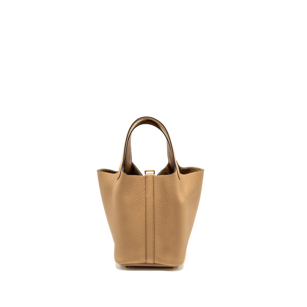 Hermes Picotin 18 Lock Bag Clemence Chai GHW Stamp U