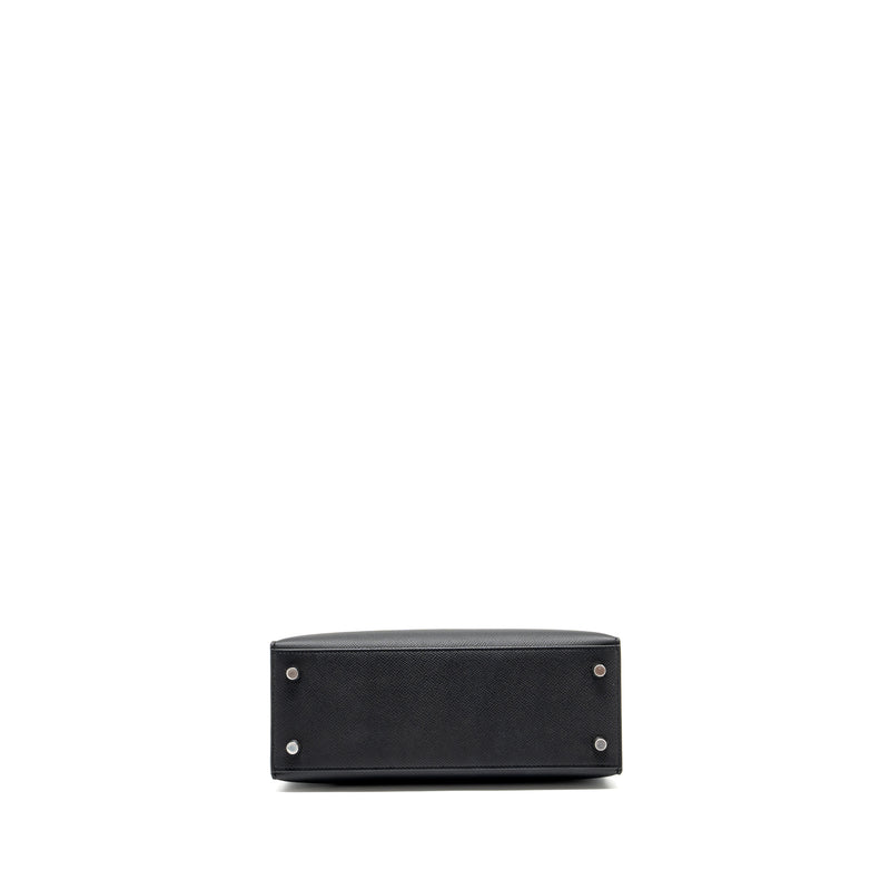 Hermes Kelly 25 Epsom Black SHW Stamp B