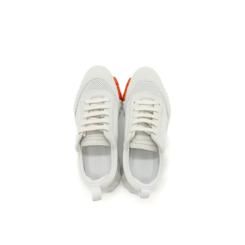 Hermes Size 35 Bouncing Sneakers White/ Multicolour