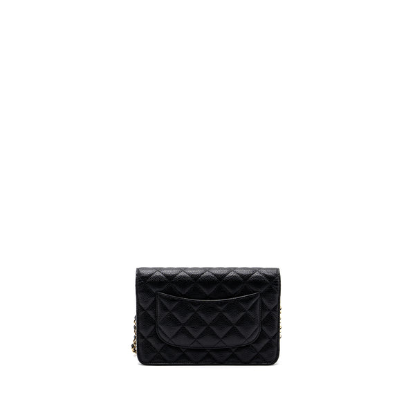Chanel Classic Wallet On Chain Black Caviar Black GHW