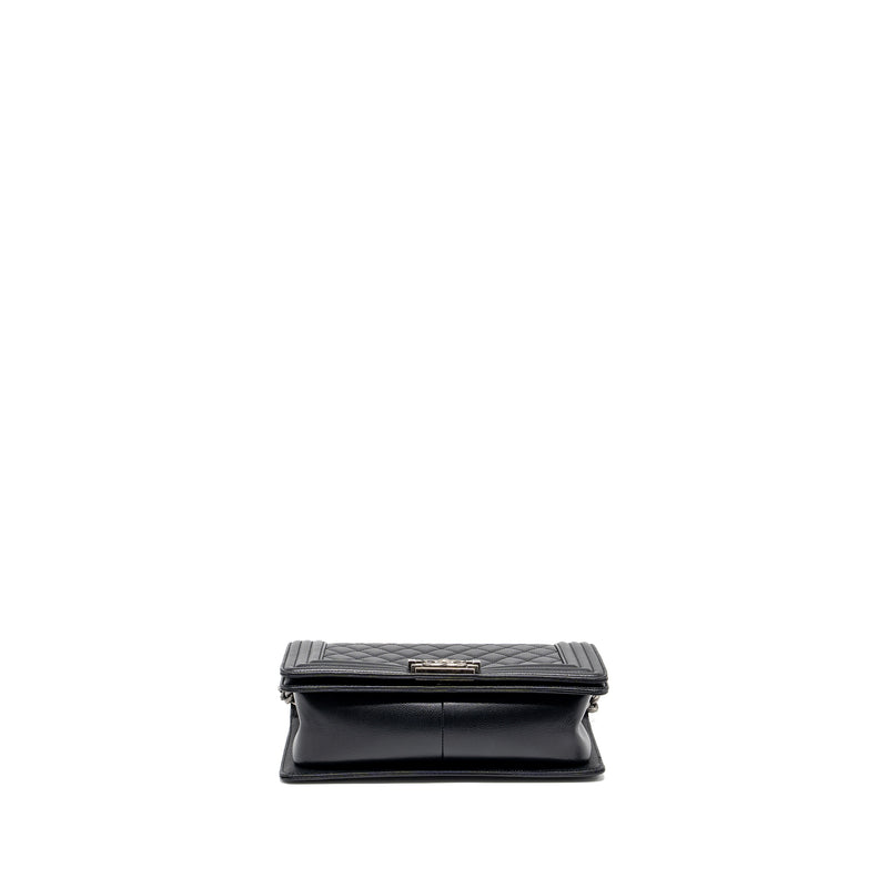 Chanel Medium Boy bag Caviar black ruthenium SHW