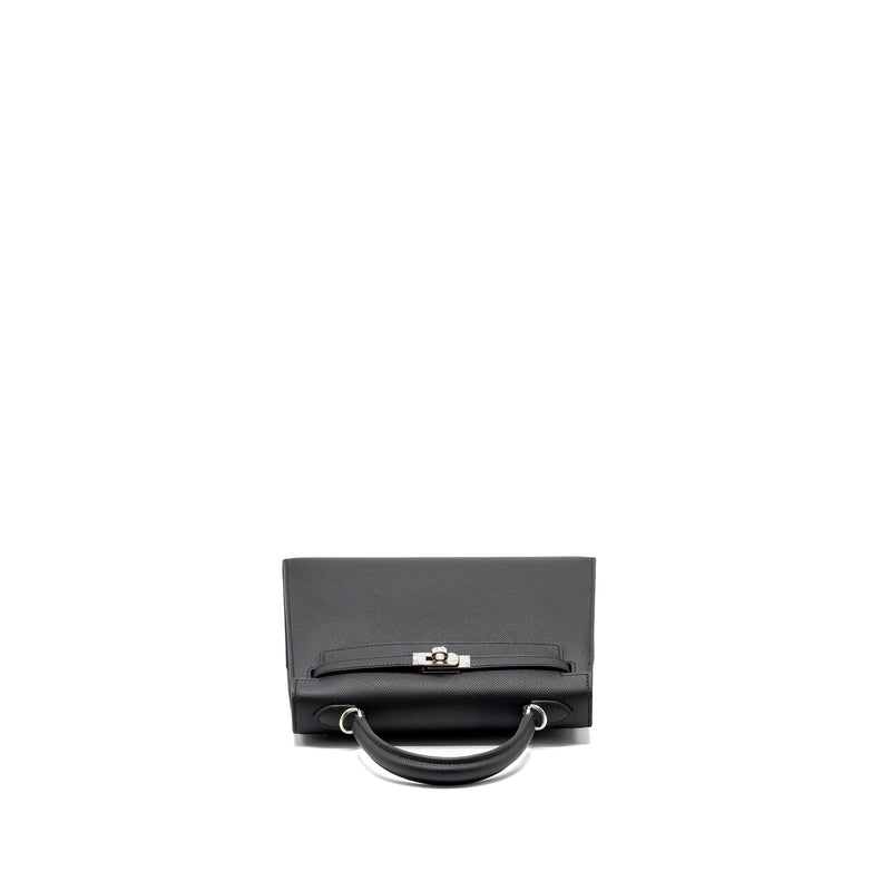 Hermes Kelly 25 Epsom Black SHW Stamp B