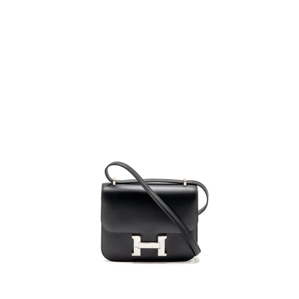 Hermes Mini Constance Studio Disco Limited Monsieur Leather Black SHW Stamp Z