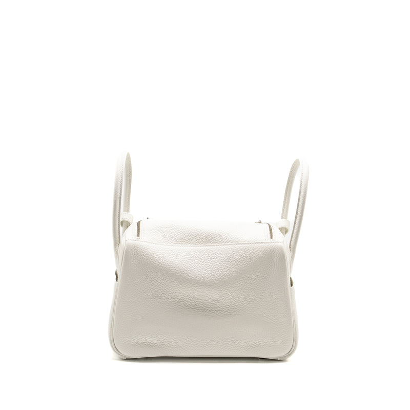 Hermes Lindy 26 Clemence Blanc SHW Stamp Y