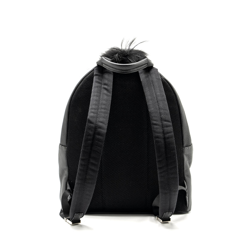 FENDI Large Backpack Calfskin/ Fur/ Crocodile Multicolor SHW