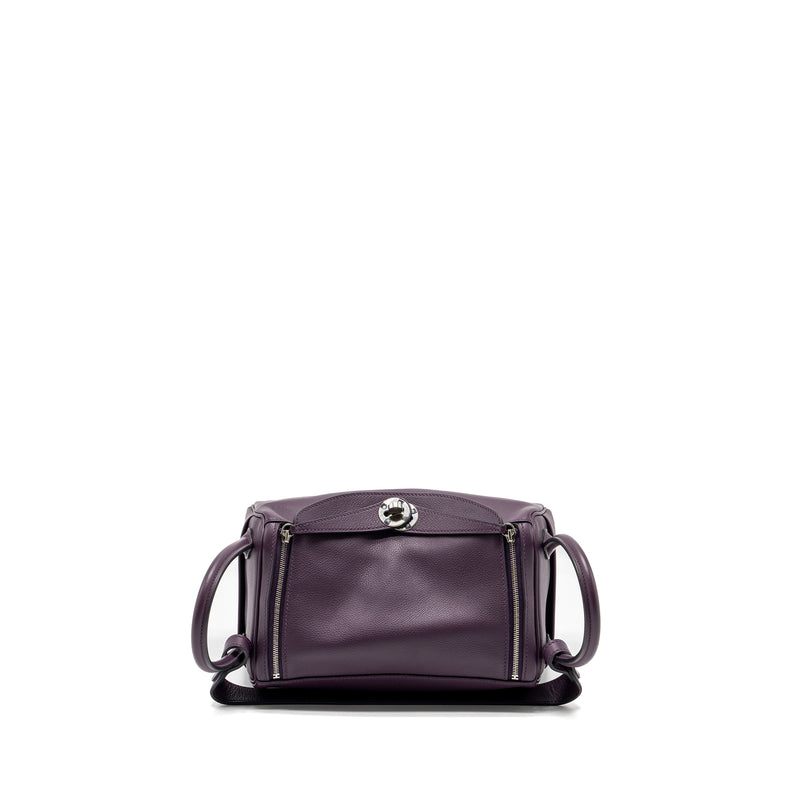 Hermes Lindy 26 Evercolor Cassis SHW Stamp U