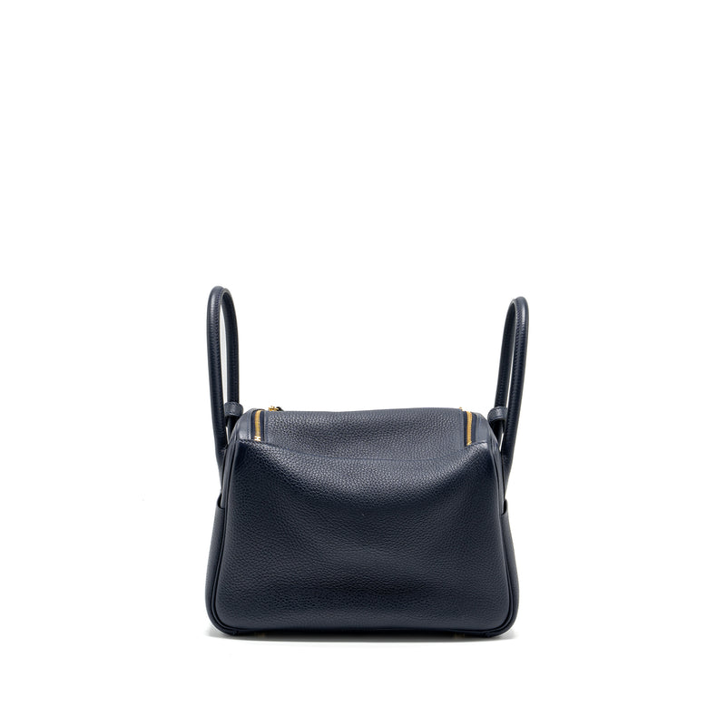 Hermes Lindy 26 Clemence Blue Nuit GHW Stamp Z