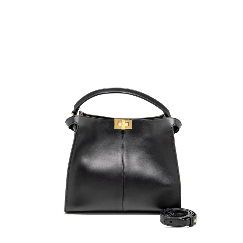 Fendi Peekaboo X-Lite Medium Calfskin Black GHW