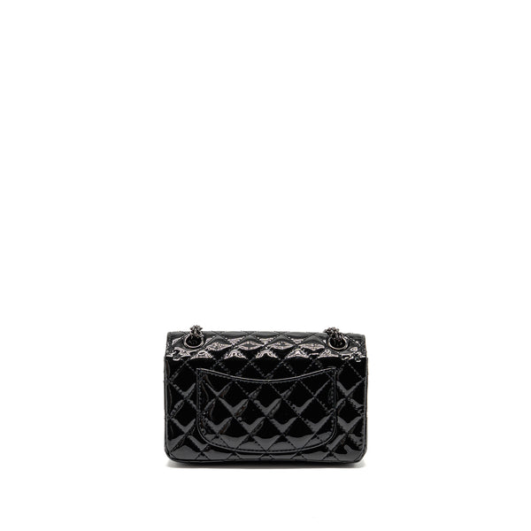 Chanel Mini 2.55 Reissue Patent SO Black