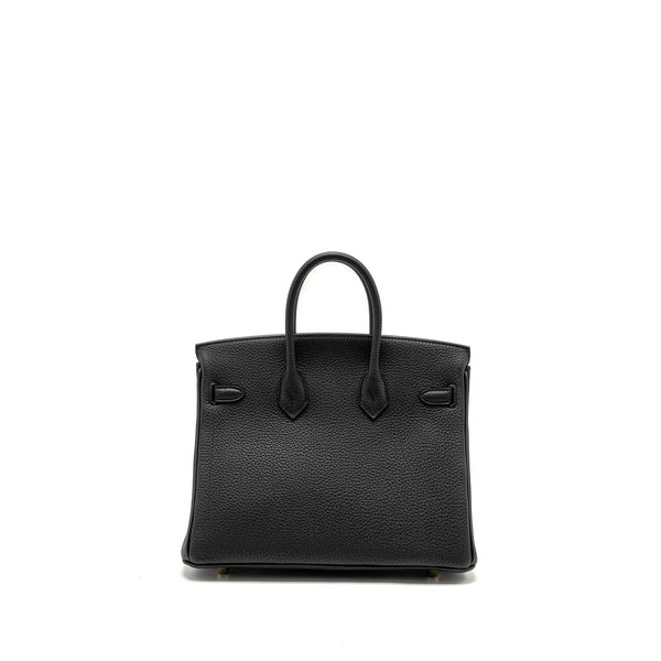 Hermes Birkin 25 Togo Black GHW Stamp B