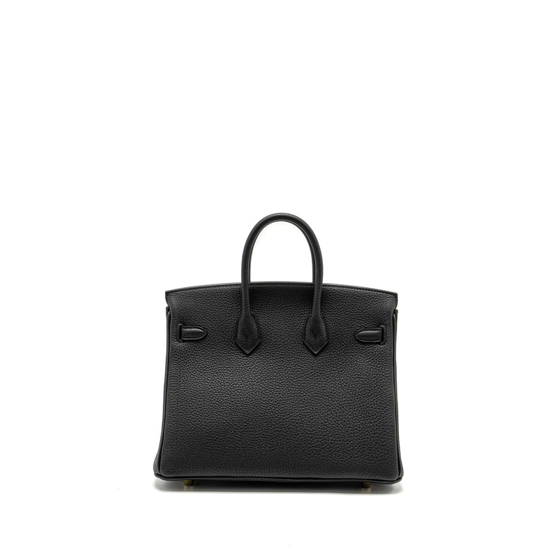 Hermes Birkin 25 Togo Black GHW Stamp B
