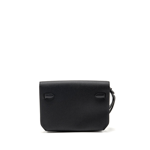 Hermes Pochette Kelly Depeches 25 Togo So Black Stamp B