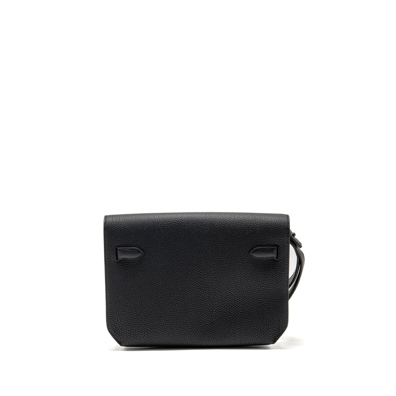 Hermes Pochette Kelly Depeches 25 Togo So Black Stamp B