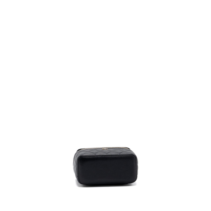 Chanel Long Vanity Case Caviar Black LGHW