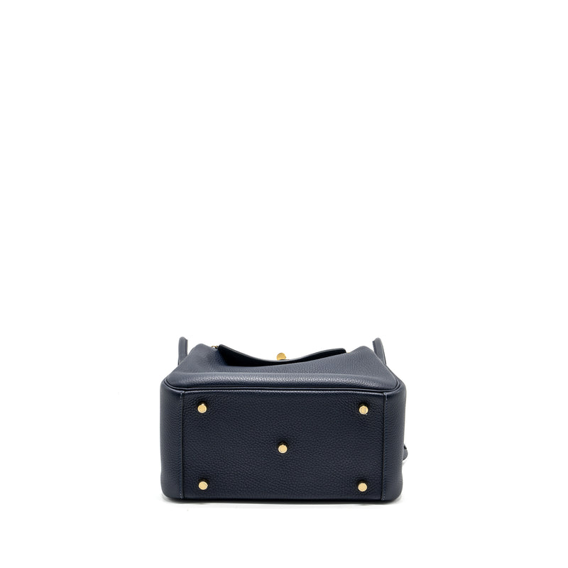 Hermes Lindy 26 Clemence Blue Nuit GHW Stamp Z