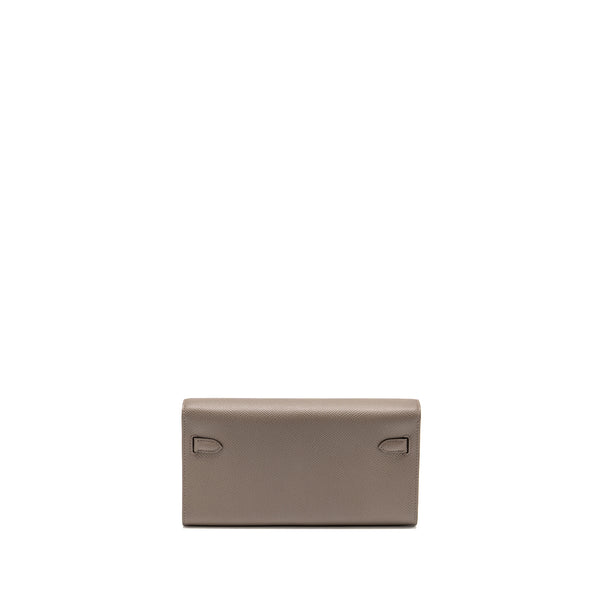 Hermes Kelly To Go Epsom Gris Etain GHW Stamp K