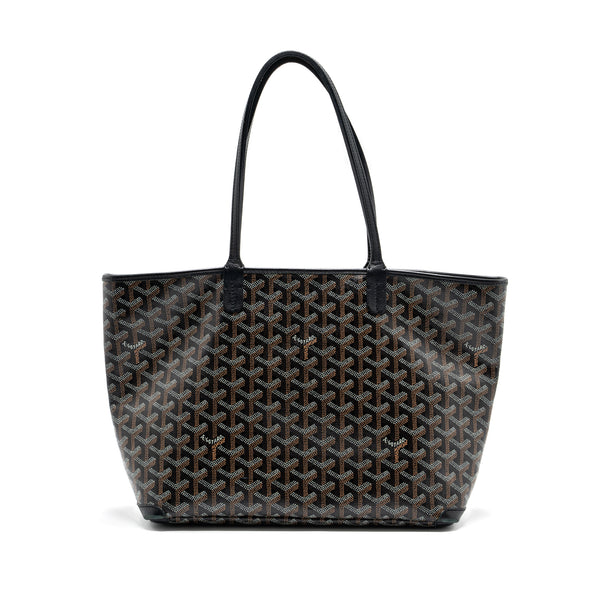 Goyard Artois PM tote bag canvas/ leather black shw