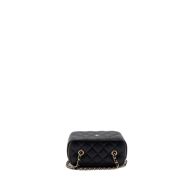 Chanel Long Vanity Case Caviar Black LGHW