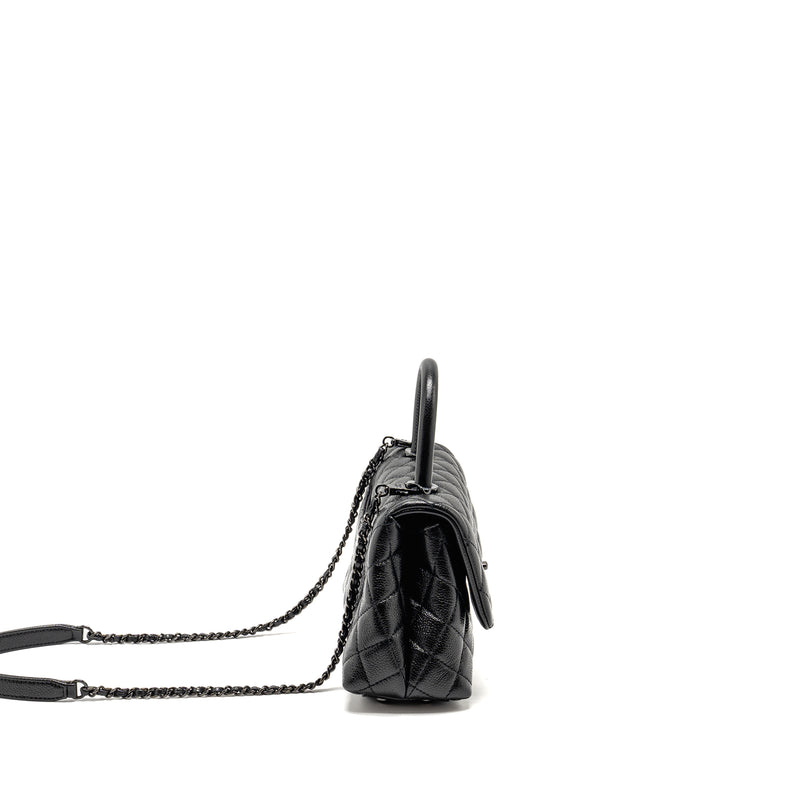 Chanel Small coco handle caviar So Black