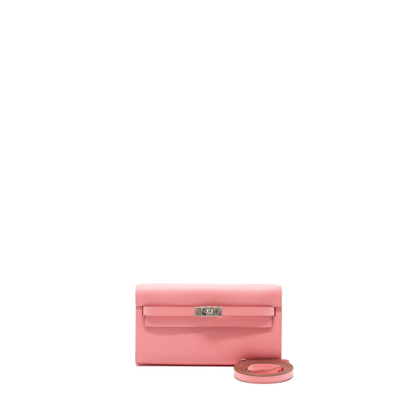 Hermes Kelly To Go Epsom 1Q Rose Confetti SHW Stamp Z