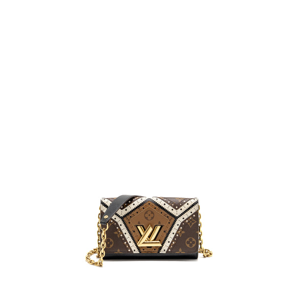 Louis Vuitton Twist Wallet On Chain Monogram Canvas / Leather Multicolour GHW