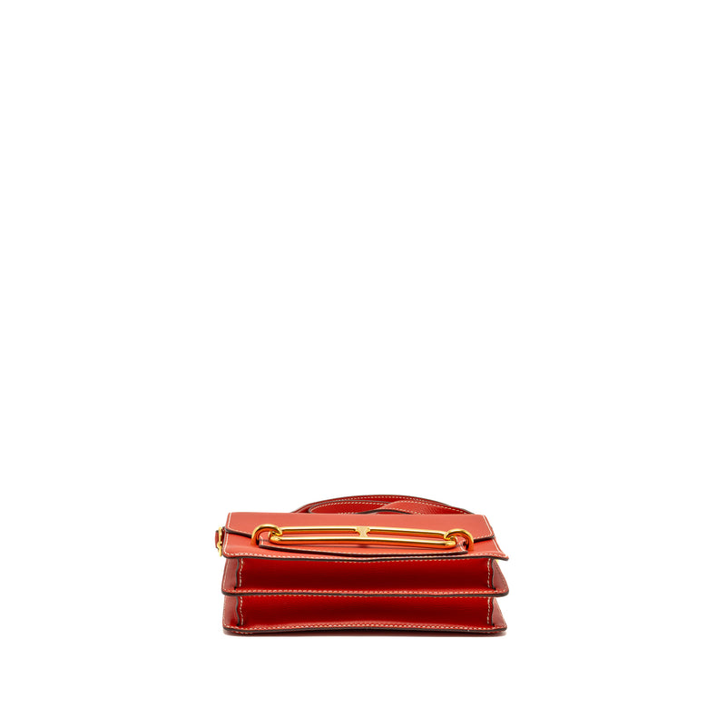 Hermes Roulis 23 Evercolor Rouge Tomate GHW Stamp X