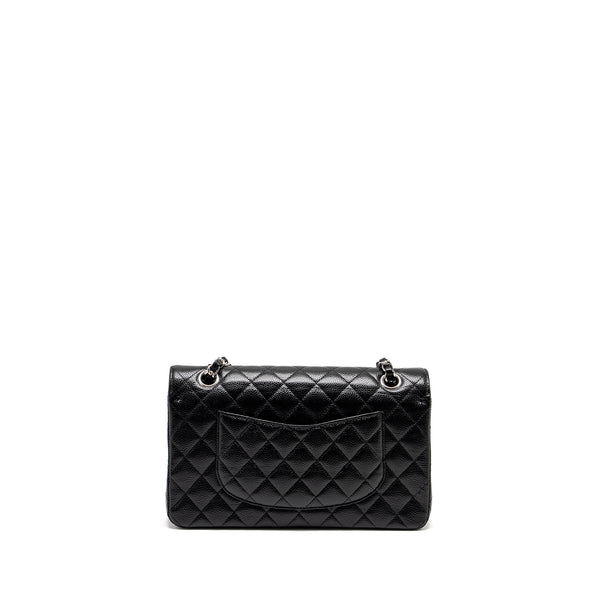 Chanel Medium Classic Double Flap Bag Caviar Black SHW (Microchip)