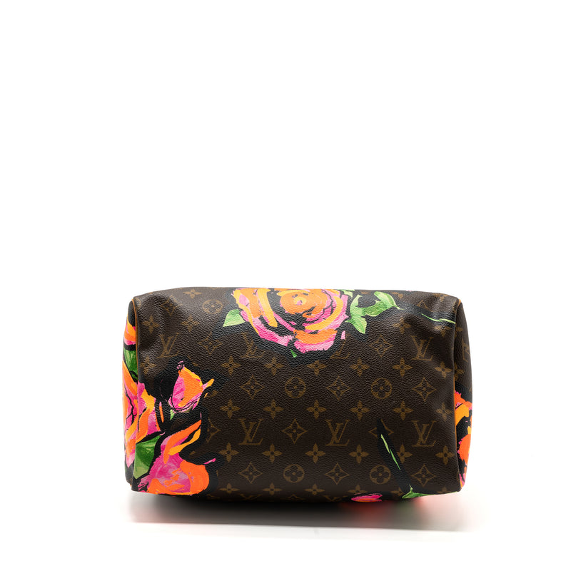 Louis Vuitton speedy 30 limited flower print monogram canvas GHW