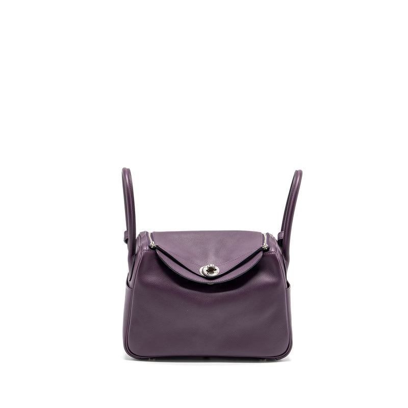 Hermes Lindy 26 Evercolor Cassis SHW Stamp U