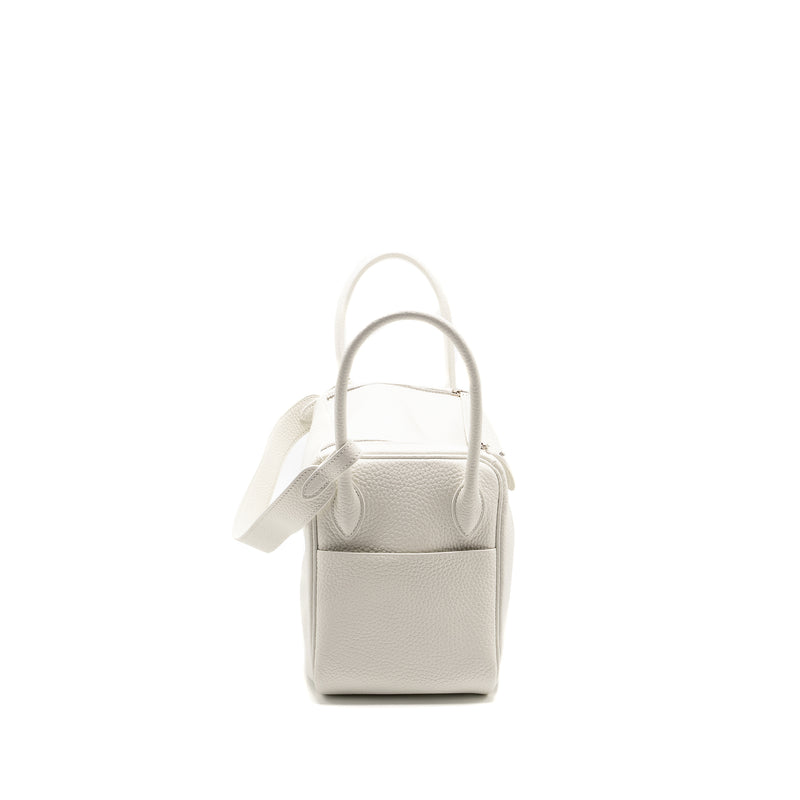 Hermes Lindy 26 Clemence Blanc SHW Stamp Y