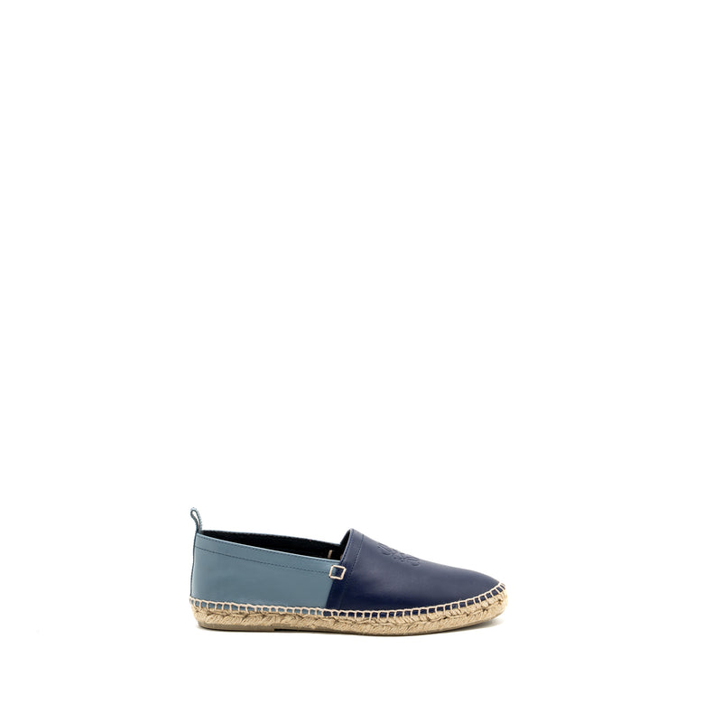 Loewe size 42 Espadrilles/ leather blue/ multicolour