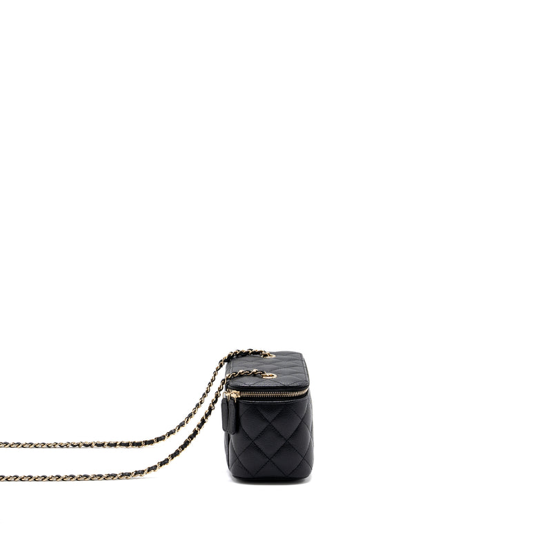 Chanel Long Vanity Case Caviar Black LGHW