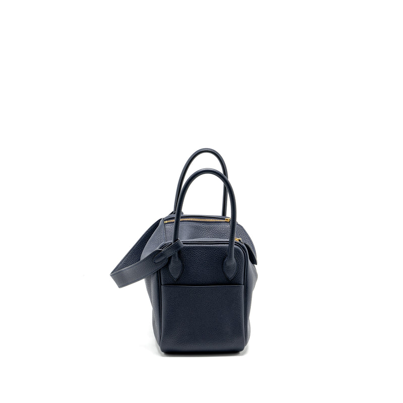 Hermes Lindy 26 Clemence Blue Nuit GHW Stamp Z