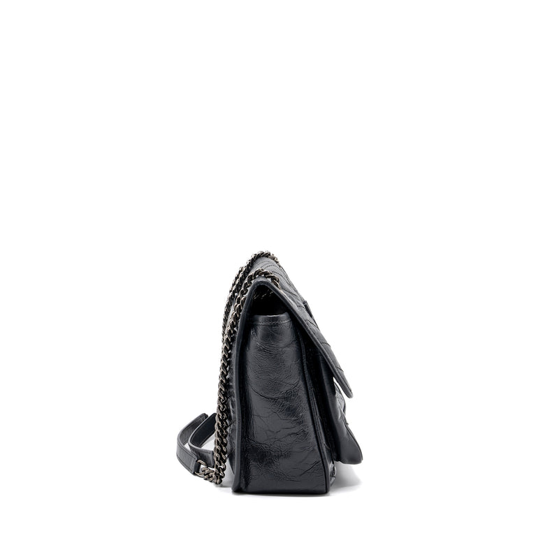 Saint laurent Medium Niki calfskin dark grey SHW