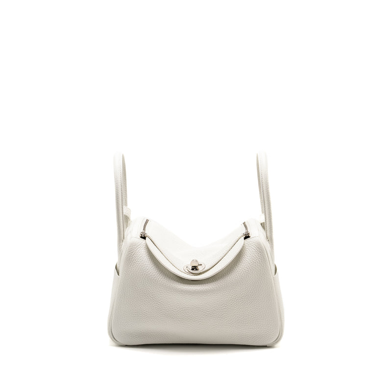 Hermes Lindy 26 Clemence Blanc SHW Stamp Y