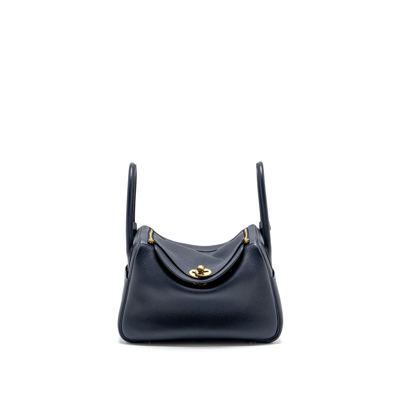 Hermes Lindy 26 Clemence Blue Nuit GHW Stamp Z