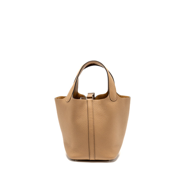 Hermes Picotin 18 Lock Bag Clemence Chai SHW Stamp B