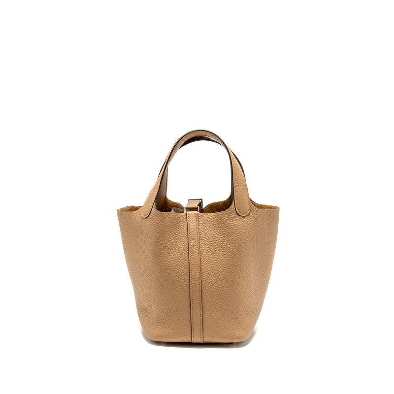 Hermes Picotin 18 Lock Bag Clemence Chai SHW Stamp B