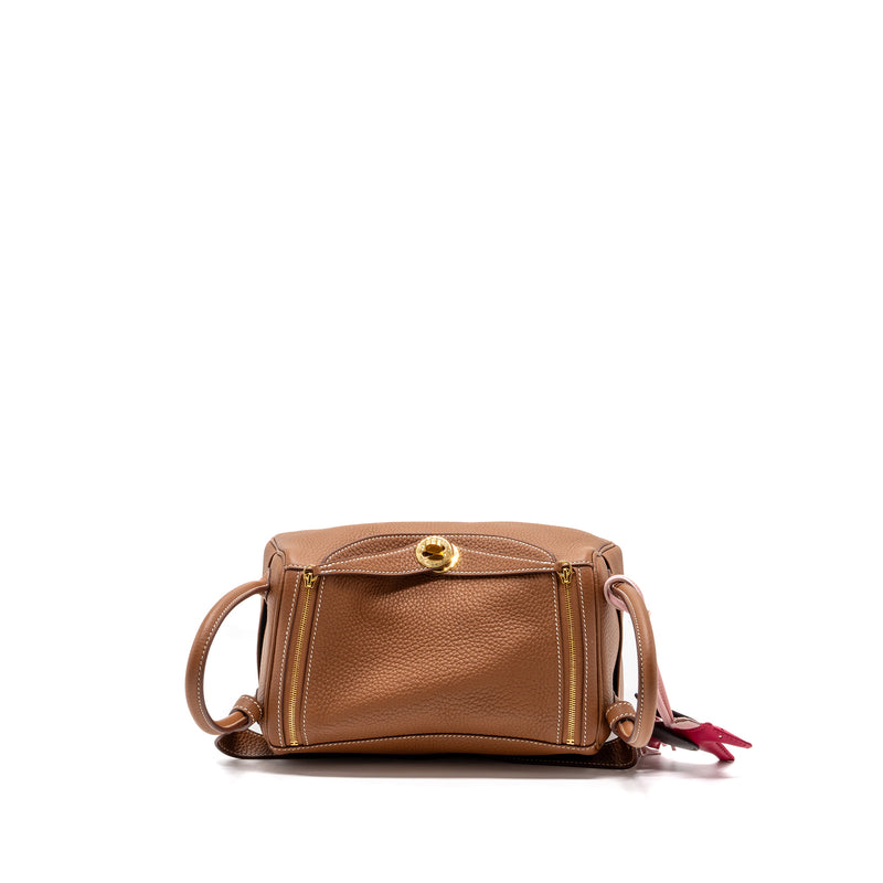 Hermes lindy 26 clemence gold with GHW stamp Z