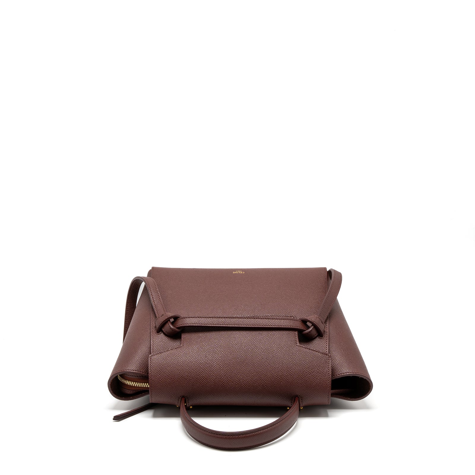 Celine belt bag burgundy best sale