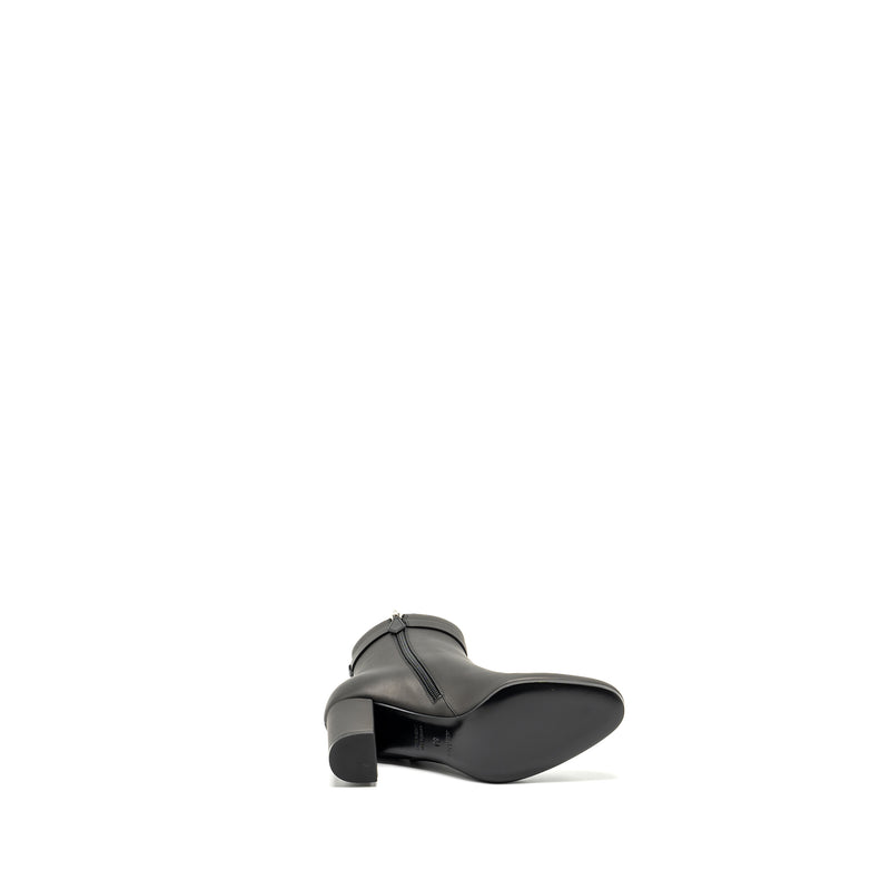 Hermes Size 36 Women’s Saint Germain Ankle Boot Calfskin Black SHW